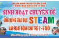 Trường mầm non Tạ Thị Kiều đã tổ chức buổi sinh hoạt chuyên đề ” Ứng dụng STEAM vào hoạt động giáo dục cho trẻ 5-6 tuổi” chào mừng 42 năm ngày Nhà giáo Việt Nam 20/11.